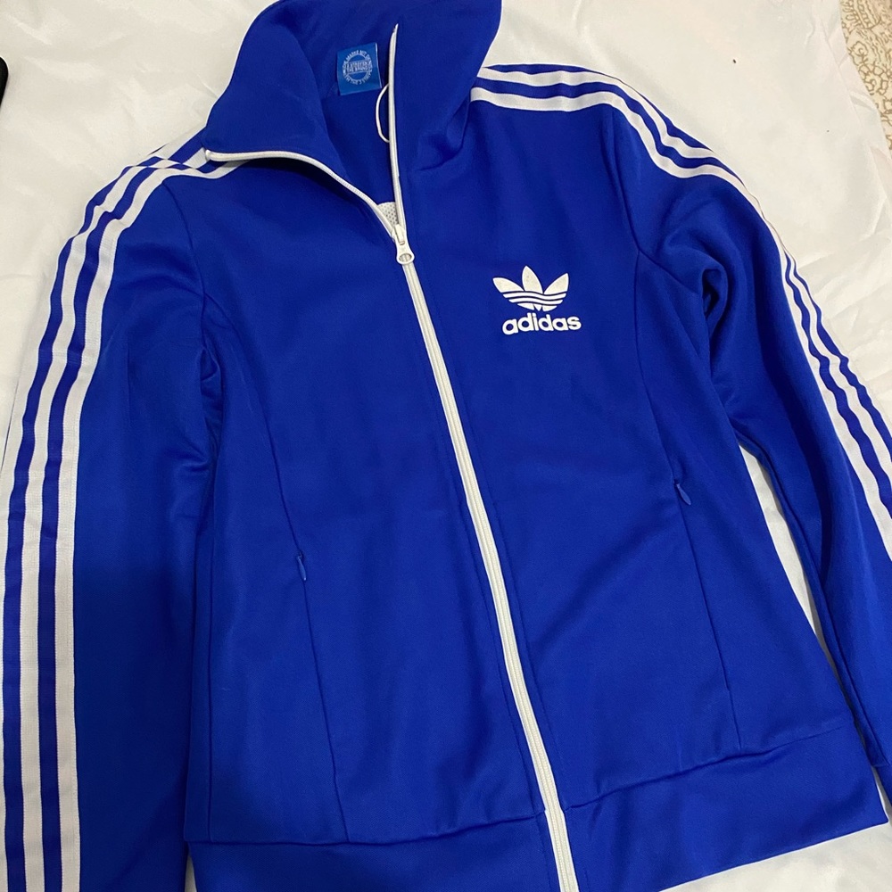 Blue Adidas Track Jacket